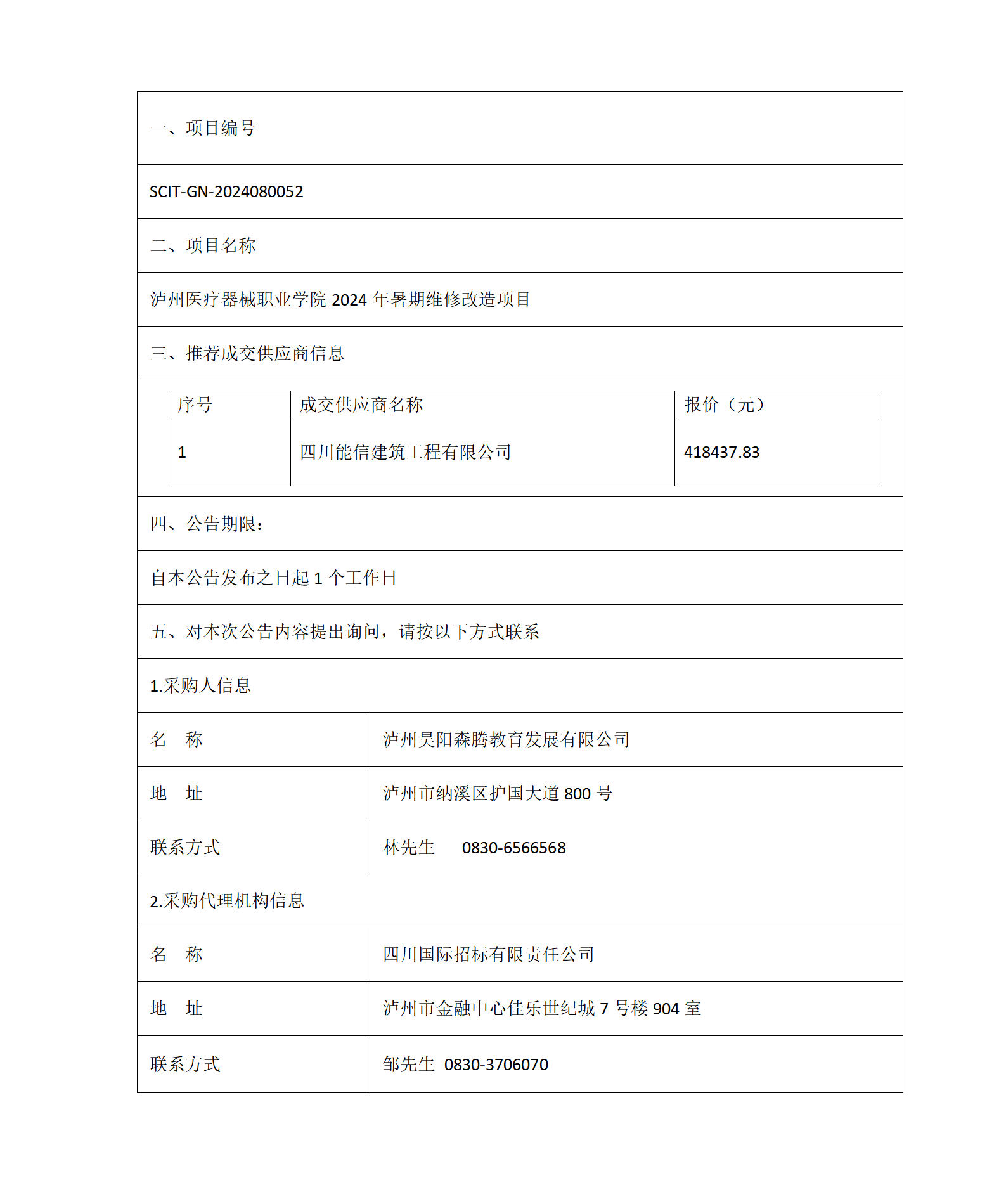 泸州医疗器械职业学院2024年暑期维修改造项目成交结果公告_01.png
