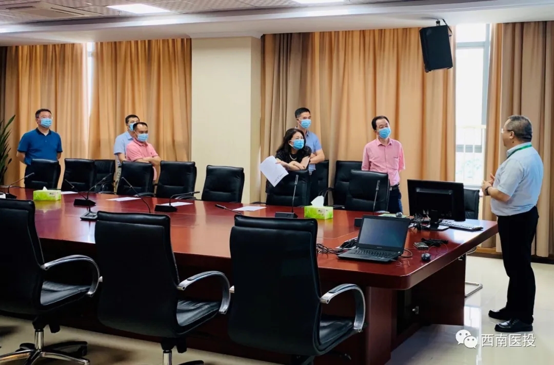 重庆市永川区卫生健康委调研泸州市远程医学管理中心工作