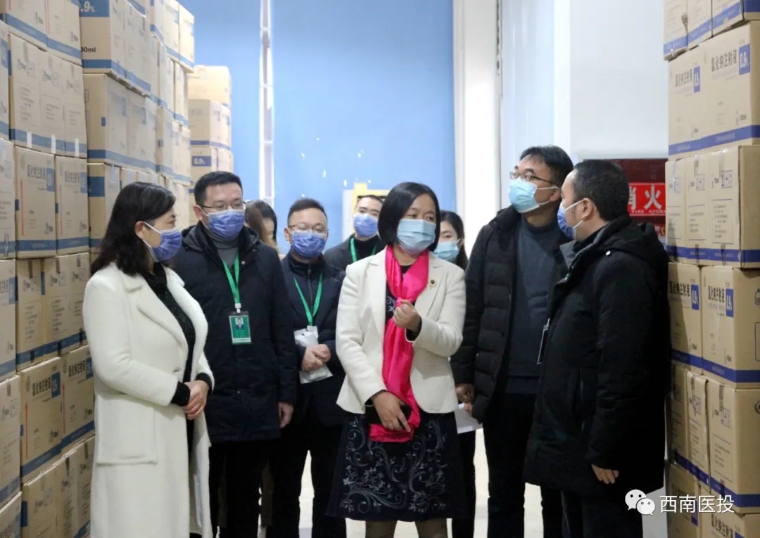 泸州市副市长徐利督导防疫物资保障工作