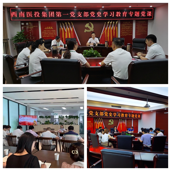 西南医投集团班子成员赴基层联系点讲授专题党课