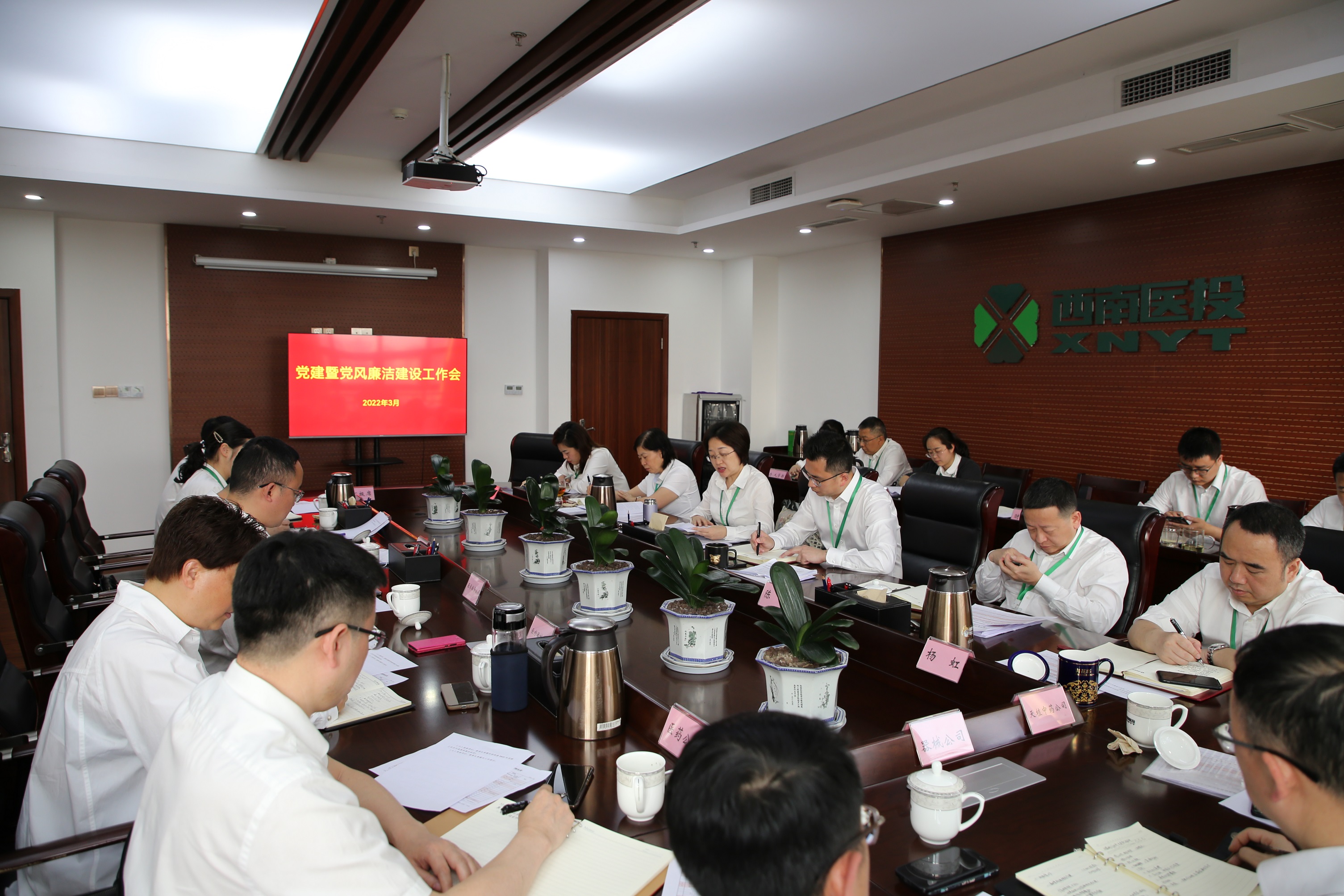 西南医投集团召开2022年党建暨党风廉洁建设工作会议