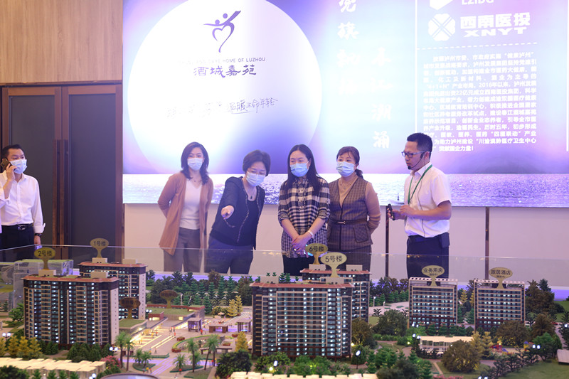 南充市政协莅泸考察调研春江酒城嘉苑