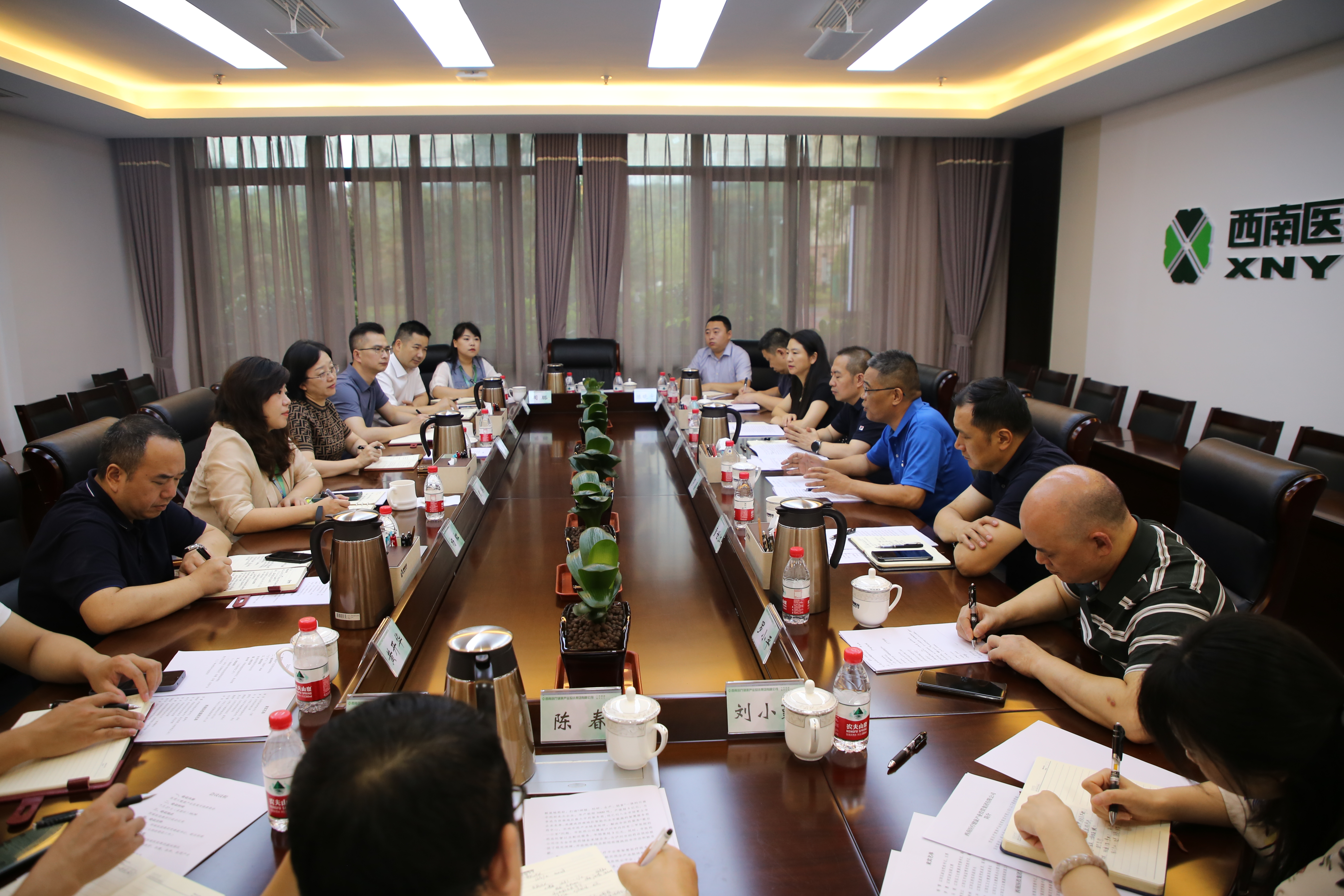 江阳区政协党组书记、主席杨雷率队调研西南医投集团